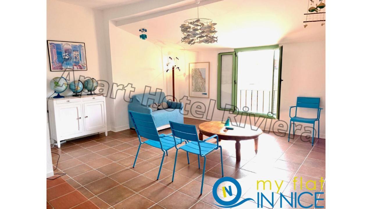 Aparthotel Riviera - Sea View - Amazing Large 3 Bedrooms With Sea View Ac - Old Town- Promenade Des Anglais Nice Buitenkant foto