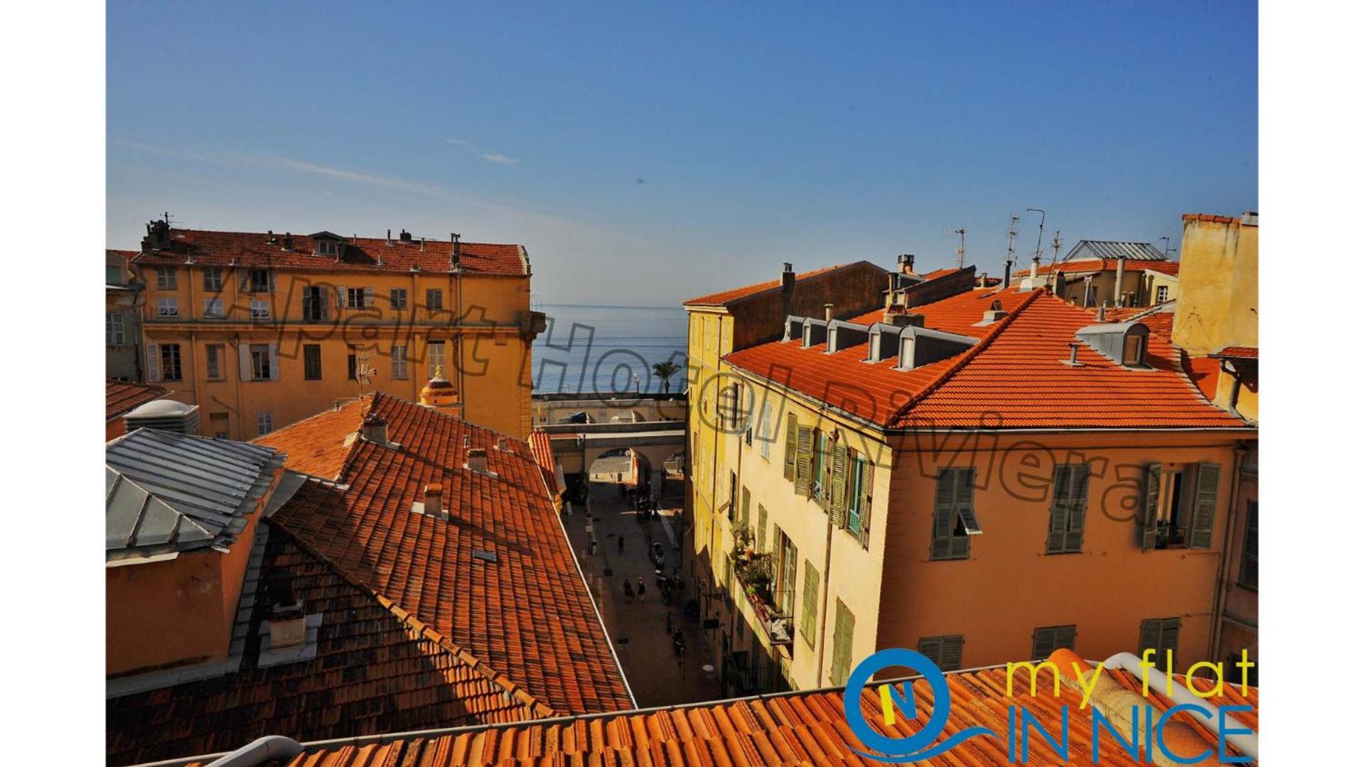 Aparthotel Riviera - Sea View - Amazing Large 3 Bedrooms With Sea View Ac - Old Town- Promenade Des Anglais Nice Buitenkant foto